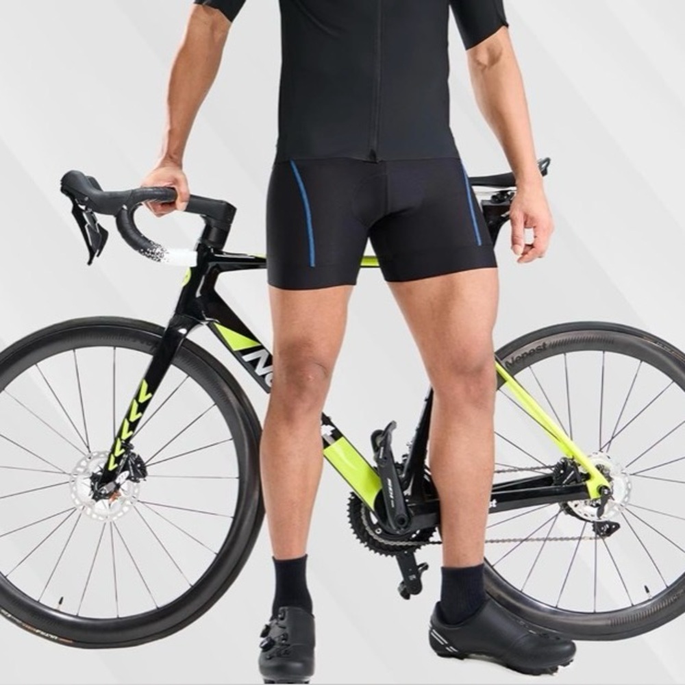 Black Cycling padded  underwear/ Shorts with Blue Accents NWT sizeXL